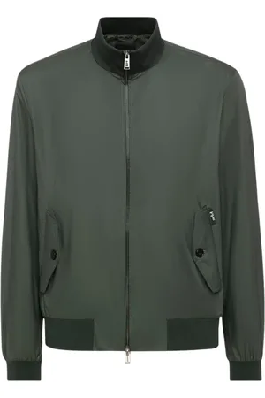 add Jakke, Herre, Grøn, 2XL, Polyester, LET Bomberjakke MED Strikdetaljer