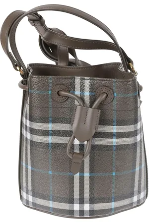 Burberry Taske, Dame, Grå, ONE SIZE, Snørelukning Spandtaske