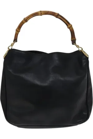 Gucci Pre-owned, Dame, Sort, ONE SIZE, Uld, Pre-owned Laeder gucci-tasker