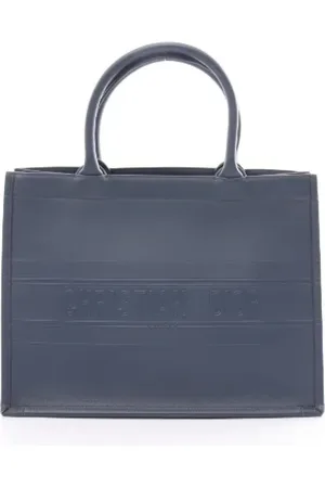 Dior Pre-owned, Dame, Blå, ONE SIZE, Tyl, Pre-owned Laeder totes