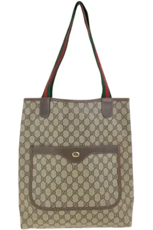 Gucci Pre-owned, Dame, , ONE SIZE, Uld, Pre-owned Canvas gucci-tasker