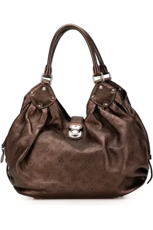 LOUIS VUITTON Pre-owned, Dame, Brun, ONE SIZE, Tyl, Pre-owned Laeder louis-vuitton-tasker