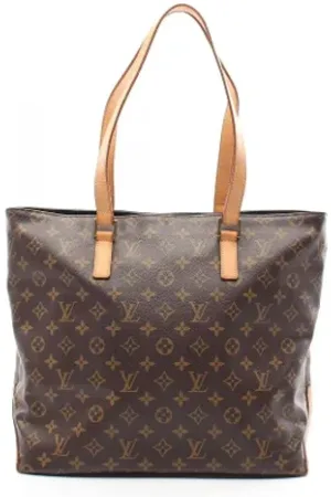 LOUIS VUITTON Pre-owned, Dame, Brun, ONE SIZE, Tyl, Pre-owned canvas tasker