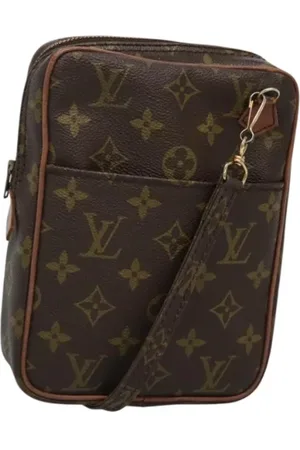 LOUIS VUITTON Pre-owned, Dame, Brun, ONE SIZE, Uld, Pre-owned canvas tasker