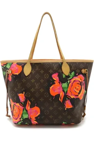 LOUIS VUITTON Pre-owned, Dame, Brun, ONE SIZE, Tyl, Pre-owned Canvas totes