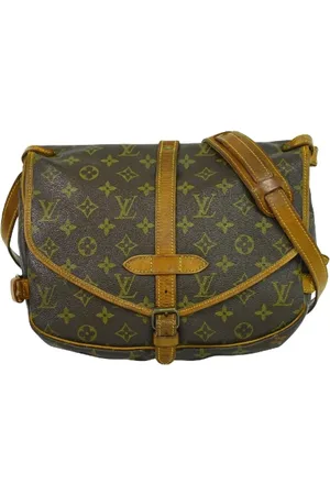 LOUIS VUITTON Pre-owned, Dame, Brun, ONE SIZE, Tyl, Pre-owned canvas tasker