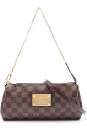 LOUIS VUITTON Pre-owned, Dame, Brun, ONE SIZE, Uld, Pre-owned canvas tasker