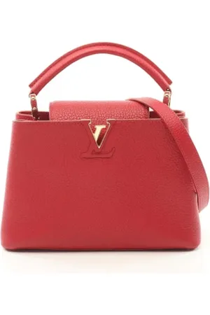 LOUIS VUITTON Pre-owned, Dame, Rød, ONE SIZE, Uld, Pre-owned Laeder louis-vuitton-tasker