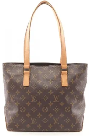 LOUIS VUITTON Pre-owned, Dame, Brun, ONE SIZE, Uld, Pre-owned canvas tasker