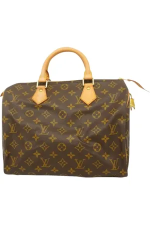 LOUIS VUITTON Pre-owned, Dame, Brun, ONE SIZE, Tyl, Pre-owned canvas tasker