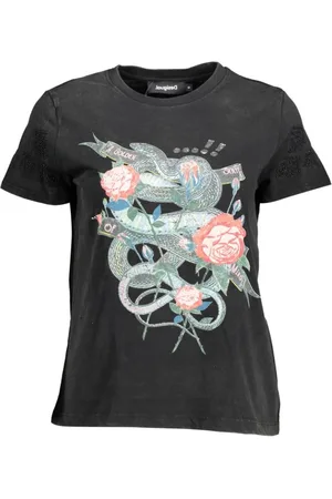 Desigual Top, Dame, Sort, S, Bomuld, Sort bomuldstop til kvinder