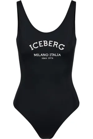Iceberg Badetøj, Dame, Sort, M, Sort olympisk-stil badedragt med logo