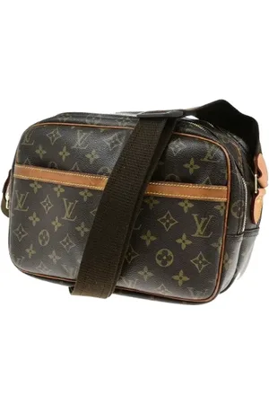 LOUIS VUITTON Pre-owned, Dame, Brun, ONE SIZE, Tyl, Pre-owned canvas tasker