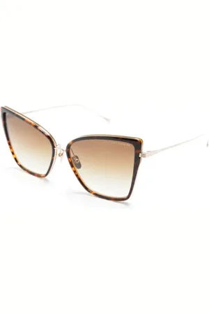 DITA EYEWEAR Tilbehør, Dame, Brun, 50 MM, Tyl, 21013 B Solbriller