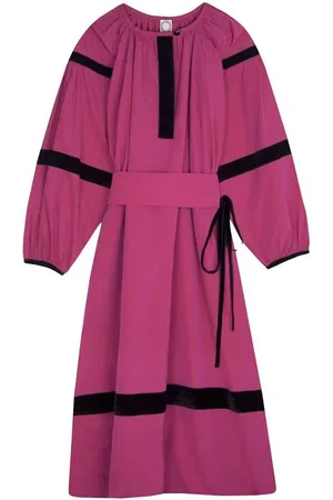 Inès de la Fressange Kjole, Dame, Lyserød, S, Polyester, Flora fuchsia kjole