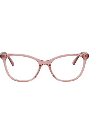 Longchamp Tilbehør, Dame, Lyserød, 54 MM, Uld, Stilfulde Optiske Briller Lo2694