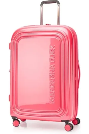 Mandarina Duck Kuffert, unisex, Lyserød, ONE SIZE, Metal Finish Logoduck + Trolley Kuffert