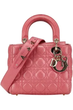 Dior Pre-owned, Dame, Lyserød, ONE SIZE, Uld, Pre-owned Laeder hndtasker