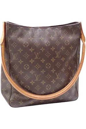 LOUIS VUITTON Pre-owned, Dame, Brun, ONE SIZE, Tyl, Pre-owned canvas tasker