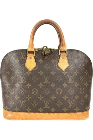LOUIS VUITTON Pre-owned, Dame, Brun, ONE SIZE, Tyl, Pre-owned Stof louis-vuitton-tasker
