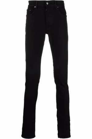 AMIRI Jeans, Herre, Sort, W29, Bomuld, Sort Skinny Cut Ripped Jeans