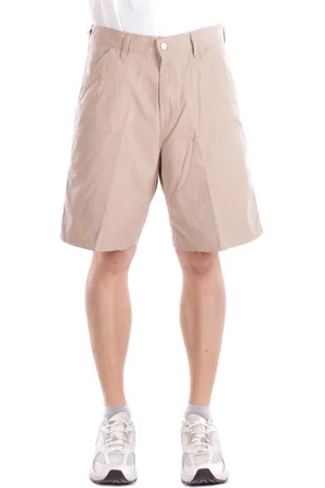 Carhartt Shorts, Herre, Brun, W33, Bomuld, Kort bomuldsshorts med lynlås og lommer