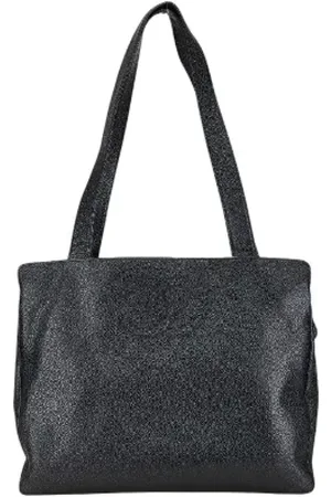 CHANEL Pre-owned, Dame, Sort, ONE SIZE, Tyl, Pre-owned Laeder totes