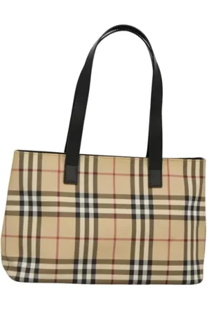 Burberry Pre-owned, Dame, , ONE SIZE, Tyl, Pre-owned Laeder hndtasker