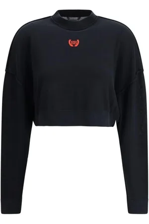 Balenciaga Sweathshirts & Hoodies, Dame, Sort, S, Mock Neck Strik Sweater