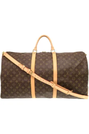 LOUIS VUITTON Pre-owned, Herre, Brun, ONE SIZE, Uld, Pre-owned canvas tasker