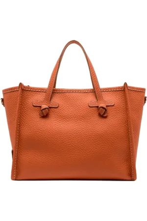 Gianni chiarini Taske, Dame, Brun, ONE SIZE, Læder, Korallæderhåndtaske med magnetisk lukning
