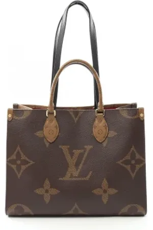 LOUIS VUITTON Pre-owned, Dame, Brun, ONE SIZE, Tyl, Pre-owned canvas tasker
