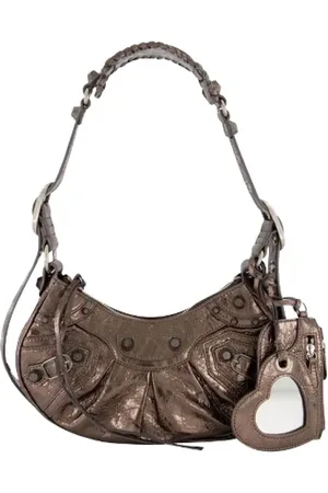 Balenciaga Taske, Dame, Brun, ONE SIZE, Bomuld, Laeder -tasker