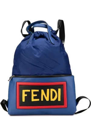 Fendi Pre-owned, Dame, Blå, ONE SIZE, Nylon, Pre-owned Laeder fendi-tasker