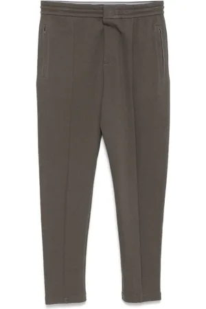Emporio Armani Bukser, Herre, Grå, S, Brun Capsule Bukser med Lommer