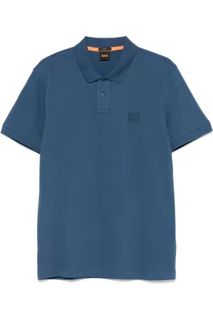 HUGO BOSS Top, Herre, Blå, M, Uld, Stilfuld Sweater til Chef Look