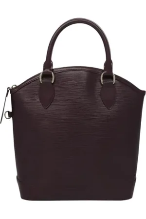 LOUIS VUITTON Pre-owned, Dame, Lilla, ONE SIZE, Tyl, Pre-owned Laeder louis-vuitton-tasker