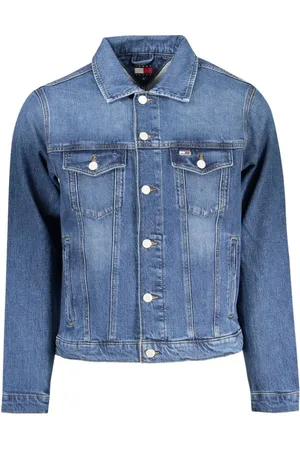Tommy Hilfiger Jakke, Herre, Blå, L, Bomuld, Blå Bomuld Herrejakke