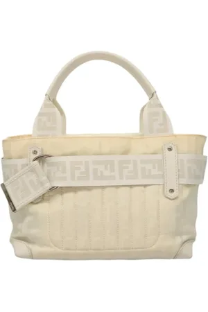 Fendi Pre-owned, Dame, , ONE SIZE, Tyl, Pre-owned Canvas fendi-tasker