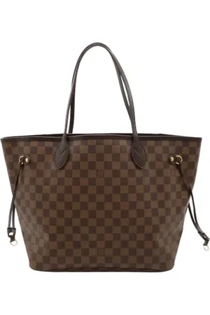 LOUIS VUITTON Pre-owned, Dame, Brun, ONE SIZE, Tyl, Pre-owned canvas tasker
