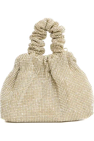 Twentyfour Taske, Dame, , ONE SIZE, Uld, Guld Strass Spand Clutch Elegant Aften