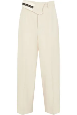Fendi Bukser, Dame, , XS, Uld, Stilfulde Bukser til Mænd