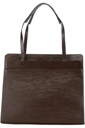 LOUIS VUITTON Pre-owned, Dame, Brun, ONE SIZE, Tyl, Pre-owned Laeder hndtasker