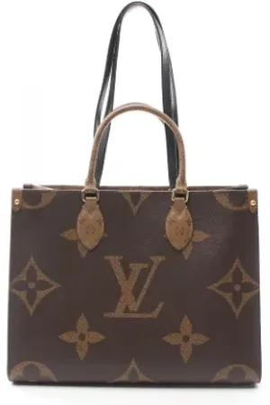 LOUIS VUITTON Pre-owned, Dame, Brun, ONE SIZE, Tyl, Pre-owned canvas tasker