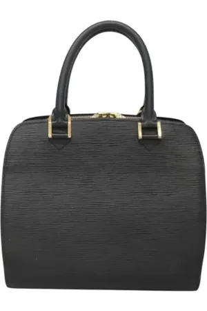 LOUIS VUITTON Pre-owned, Dame, Sort, ONE SIZE, Tyl, Pre-owned Laeder louis-vuitton-tasker