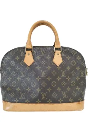 LOUIS VUITTON Pre-owned, Dame, Brun, ONE SIZE, Tyl, Pre-owned canvas tasker