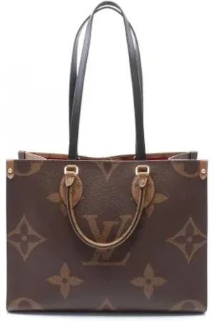 LOUIS VUITTON Pre-owned, Dame, Brun, ONE SIZE, Tyl, Pre-owned canvas tasker