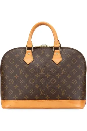 LOUIS VUITTON Pre-owned, Dame, Brun, ONE SIZE, Tyl, Pre-owned canvas håndtasker