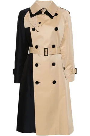 SACAI Frakke, Dame, , M, Bomuld, Sort Bomuldsblanding Asymmetrisk Frakke
