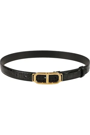 Tom Ford Tilbehør, Dame, Sort, 75 CM, Sort Croc Bælte